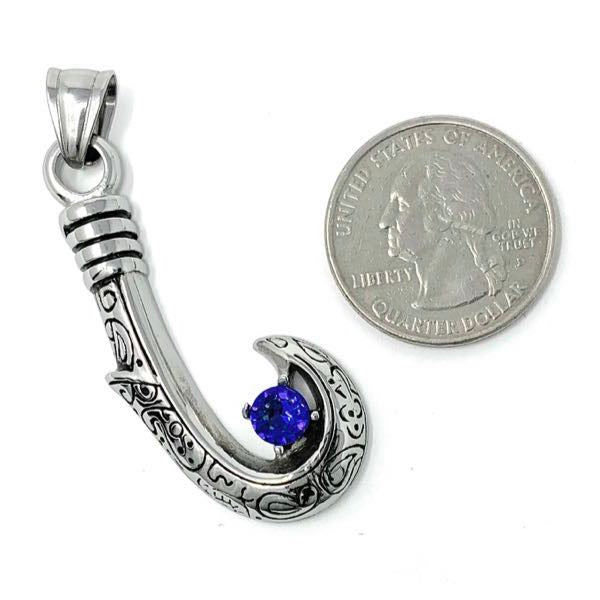 dark blue sapphire carved fish hook September Birthstone Crochet OphireCo Floral Cluster Sapphire Dangle Earrings