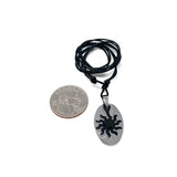 Dual Sun Pendant Necklace