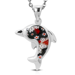 Blossom Dolphin Pendant