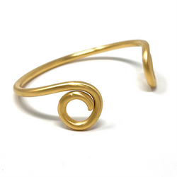 Golden Wave Cuff Bracelet