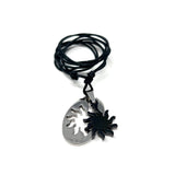 Dual Sun Pendant Necklace