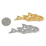 'Salmon of Knowledge' w/ Celtic Links Pendant