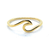 Gold Wave Ring (2 Color Options)